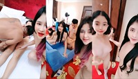 Bokep Indo | Tunggu Giliran Sambil Ngevlog Ngewe 3Some